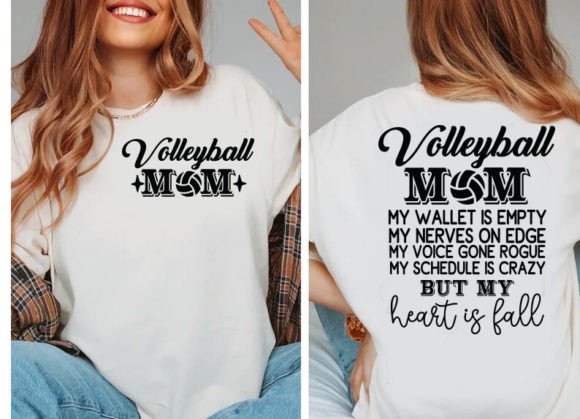 Volleyball mom Crew Neck